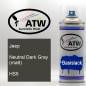 Preview: Jeep, Neutral Dark Gray (matt), HS5: 400ml Sprühdose, von ATW Autoteile West.
